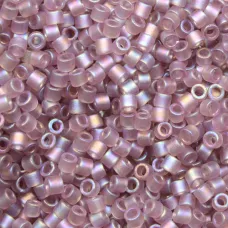 DB0857 Lilac Transparent Matte AB, Size 11/0 Miyuki Delica Beads, 5.2g approx.