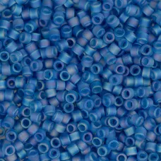 DB0862 Capri Blue AB Matte, Size 11/0 Miyuki Delica Beads, 5.2g approx.