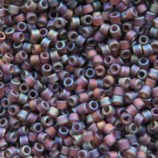 DB0865 Brown AB Matte, Size 11/0 Miyuki Delica Beads, 5.2g approx.