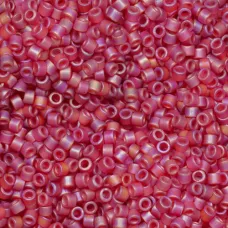 DB0867 Dark Cranberry Transparent AB Matte, Size 11/0 Miyuki Delica Beads, 5.2g ...