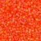 DB0872 Orange Opaque AB Matte, Size 11/0 Miyuki Delica Beads, 5.2g approx.