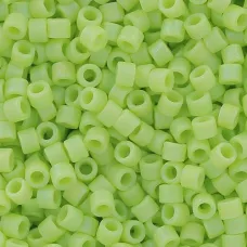 DB0876 Charteuse AB Matte Opaque, Size 11/0 Miyuki Delica Beads, 5.2g approx.