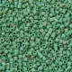 DB0877 Green Opaque AB Matte, Size 11/0 Miyuki Delica Beads, 5.2g pack
