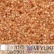 DB0901 Gold Honey Sparkle Crystal Lined, Size 11/0 Miyuki Delica Beads, 50g approx.
