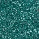 DB0904B Aqua Green Sparkle Crystal Lined, Size 11/0 Miyuki Delica Beads, 50gm bag