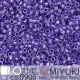 DB0906 Purple Sparkle Crystal Lined, Size 11/0 Miyuki Delica Beads, 50gm bag