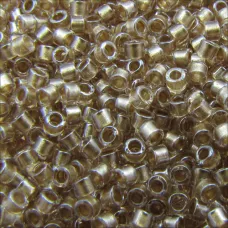 DB0907 Beige Bronze Sparkle Crystal Lined, Size 11/0 Miyuki Delica Beads, 5.2g a...