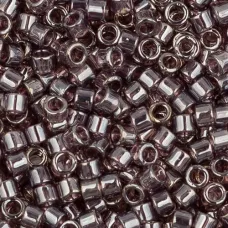 DB0912 Light Amethyst Sparkle Topaz Lined, Size 11/0 Miyuki Delica Beads, 5.2g a...