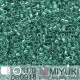 DB0918 Green Aqua Sparkle Crystal Lined, Size 11/0 Miyuki Delica Beads, 5.2g approx.