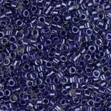 DB0923 Amethyst Sparkle Crystal Lined, Size 11/0 Miyuki Delica Beads, 5.2g appro...