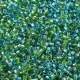 DB0984 Aqua Teal Green Sparkle Lined, Size 11/0 Miyuki Delica Beads, 50gm bag