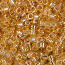 DB0099 Light Amber Transparent Luster, Size 11/0 Miyuki Delica Beads, 5.2g approx. DB0099 Light Amber Transparent Luster, Size 11/0 Miyuki Delica Beads, 5.2g approx.