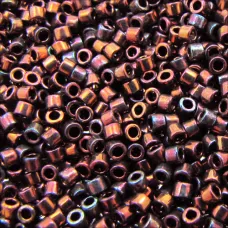 DB1002 Copper Gold AB Metallic Gold Luster, Size 11/0 Miyuki Delica Beads, 50gm ...