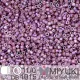 DB1015 Raspberry AB Metallic Gold Luster, Size 11/0 Miyuki Delica Beads, 5.2g approx.