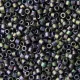 DB1053 Matted Metallic Plum Emerald Gold Iris Miyuki 11/0 Delica Beads, 5.2g approx