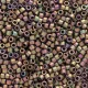 DB1055 Matted Metallic Grey Dusk Gold Iris Miyuki 11/0 Delica Beads, 5.2g approx