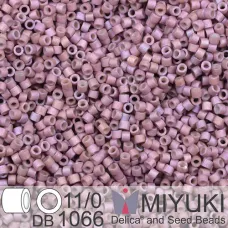 DB1066 Lilac AB Matte Metallic Gold Luster, Size 11/0 Miyuki Delica Beads, 5.2g ...