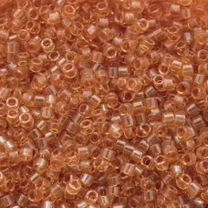 DB1101 Transparent Marigold 11/0 Miyuki Delica Beads, 5.2g approx DB1101 Transparent Marigold 11/0 Miyuki Delica Beads, 5.2g approx