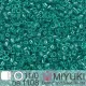 DB1108 Teal Caribbean Transparent, Size 11/0 Miyuki Delica Beads, 5.2g approx.