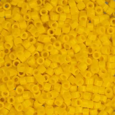 DB1132 Yellow Canary Opaque, Size 11/0 Miyuki Delica Beads, 5.2g approx.
