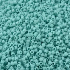 DB1136 Turquoise Sea Opal Opaque, Size 11/0 Miyuki Delica Beads, 5.2g approx.