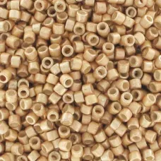 DB1162 Champagne Galvanized-Dyed Matte, Size 11/0 Miyuki Delica Beads, 5.2g approx. DB1162 Champagne Galvanized-Dyed Matte, Size 11/0 Miyuki Delica Beads, 5.2g approx.