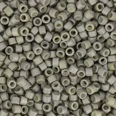 DB1168 Light Smoke Amethyst Galvanized-Dyed Matte, Size 11/0 Miyuki Delica Beads...