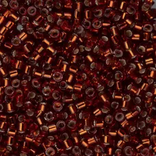 DB1202 Dark Cranberry Red Silver Lined, Size 11/0 Miyuki Delica Beads, 5.2g appr...