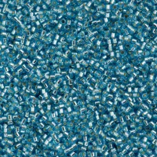 DB1209 Blue Ocean Silver Lined, Size 11/0 Miyuki Delica Beads, 5.2g approx. DB1209 Blue Ocean Silver Lined, Size 11/0 Miyuki Delica Beads, 5.2g approx.