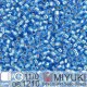 DB1210 Blue Azure Silver Lined, Size 11/0 Miyuki Delica Beads, 5.2g approx.