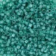 DB1228 Teal Caribbean Transparent Luster, Size 11/0 Miyuki Delica Beads, 5.2g approx.