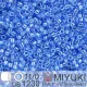 DB1230 Blue Azure Transparent Luster, Size 11/0 Miyuki Delica Beads, 5.2g approx.
