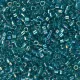 DB1248 Teal Caribbean Transparent AB, Size 11/0 Miyuki Delica Beads, 5.2g approx.
