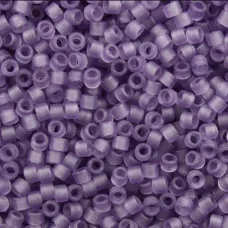 DB1265 Light Amethyst Transparent Matte, Size 11/0 Miyuki Delica Beads, 5.2g approx. DB1265 Light Amethyst Transparent Matte, Size 11/0 Miyuki Delica Beads, 5.2g approx.
