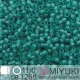 DB1268 Teal Caribbean Transparent Matte, Size 11/0 Miyuki Delica Beads, 5.2g approx.