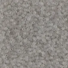 DB1271 Grey Mist Transparent Matte, Size 11/0 Miyuki Delica Beads, 5.2g approx.