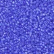 DB1285 Bulk Bag, 50g,Blue Azure Transparent AB Matte, Size 11/0 Miyuki Delica Beads.