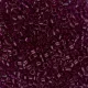 DB1312 Red Wine Transparent Dyed, Size 11/0 Miyuki Delica Beads, 50gm bag
