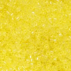 DB1401 Transparent Pale Yellow, Size 11/0 Miyuki Delica Beads, 5.2g approx. *Bei...