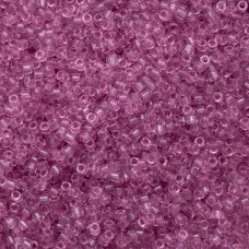 DB1403 Pale Pink Rose Transparent, Size 11/0 Miyuki Delica Beads, 5.2g approx. *Being discontinued by Factory* DB1403 Pale Pink Rose Transparent, Size 11/0 Miyuki Delica Beads, 5.2g approx. *Being discontinued by Factory*