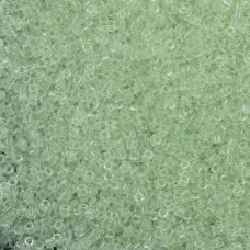 DB1404 Pale Green Mist Transparent, Size 11/0 Miyuki Delica Beads, 5.2g approx. ...