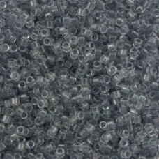 DB1406 Pale Grey Transparent, Size 11/0 Miyuki Delica Beads, 5.2g approx. *Being discontinued by Factory* DB1406 Pale Grey Transparent, Size 11/0 Miyuki Delica Beads, 5.2g approx. *Being discontinued by Factory*