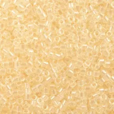 DB1409 Transparent Pale Beige, Size 11/0 Miyuki Delica Beads, 5.2g approx. *Bein...