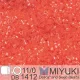 DB1412 Salmon Transparent, Size 11/0 Miyuki Delica Beads, 5.2g approx. *Being discontinued by Factory*