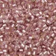 DB1434 Silver Lined Pale Rose, Size 11/0 Miyuki Delica Beads, 5.2g approx. *Being discontinued by Factory*