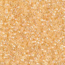 DB1478 Pale Apricot Transparent Luster, Size 11/0 Miyuki Delica Beads, 5.2g approx. *Being discontinued by Factory* DB1478 Pale Apricot Transparent Luster, Size 11/0 Miyuki Delica Beads, 5.2g approx. *Being discontinued by Factory*