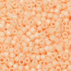 DB1492 Light Peach Opaque, Size 11/0 Miyuki Delica Beads, 5.2g approx.