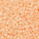 DB1492 Light Peach Opaque, Size 11/0 Miyuki Delica Beads, 50gm bag