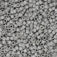 DB1498 Light Grey Smoke Opaque, Size 11/0 Miyuki Delica Beads, 5.2g approx.