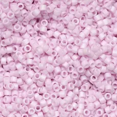 DB1524 Matte Opaque Pale Rose, Size 11/0 Miyuki Delica Beads, 5.2g approx. *Being discontinued by Factory* DB1524 Matte Opaque Pale Rose, Size 11/0 Miyuki Delica Beads, 5.2g approx. *Being discontinued by Factory*